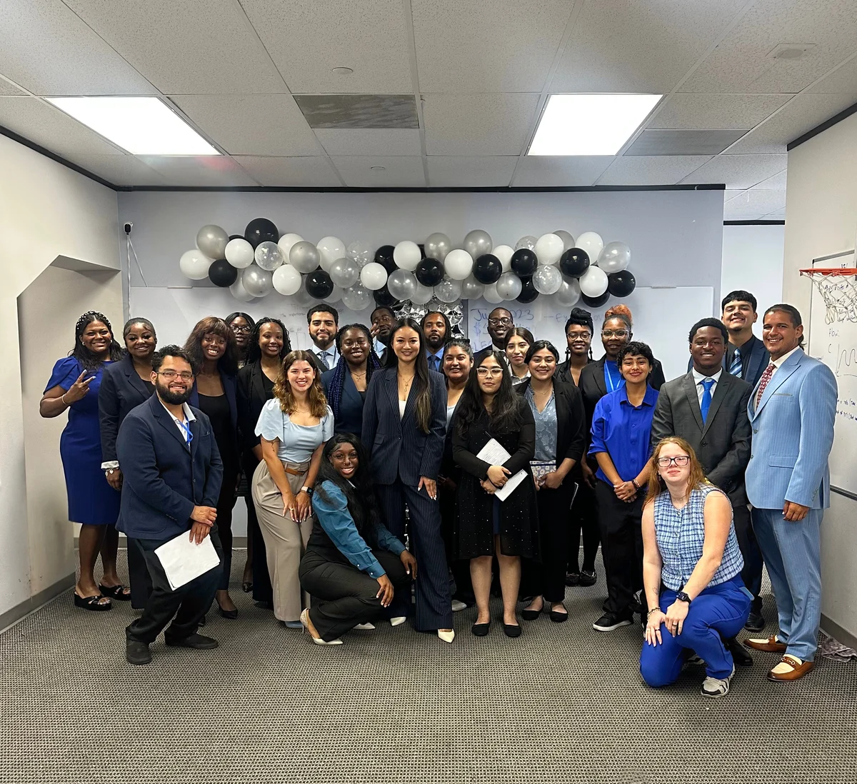 The full GA Jersey Village team at a company event