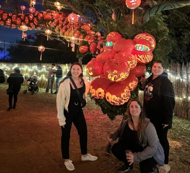 GA Jersey Village team members at a lantern festival event