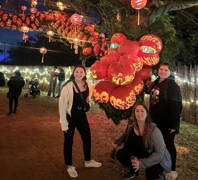 GA Jersey Village team members at a lantern festival community event