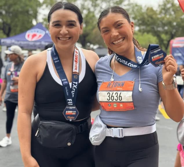 GA Jersey Village team members with event medals